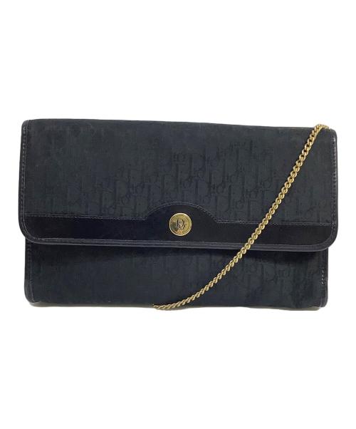 Christian Dior（クリスチャン ディオール）Christian Dior (クリスチャン ディオール) ヴィンテージトロッターショルダーバッグ ブラックの古着・服飾アイテム