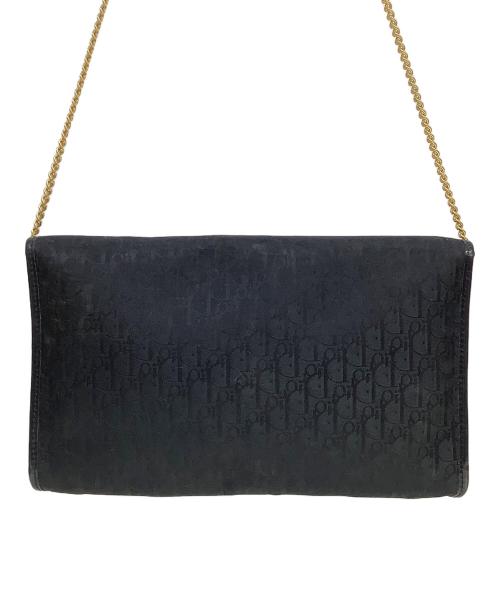 Christian Dior（クリスチャン ディオール）Christian Dior (クリスチャン ディオール) ヴィンテージトロッターショルダーバッグ ブラックの古着・服飾アイテム