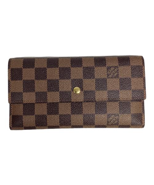 LOUIS VUITTON（ルイ ヴィトン）LOUIS VUITTON (ルイ ヴィトン) ポルトフォイユ・インターナショナル ブラウンの古着・服飾アイテム