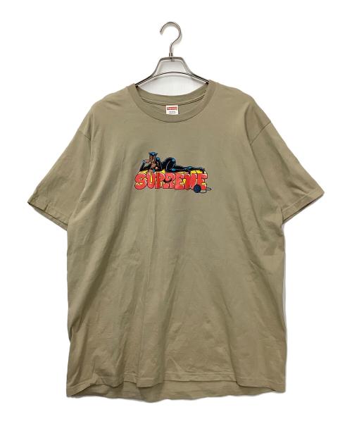 SUPREME（シュプリーム）Supreme (シュプリーム) 半袖カットソー ベージュ サイズ:XLの古着・服飾アイテム
