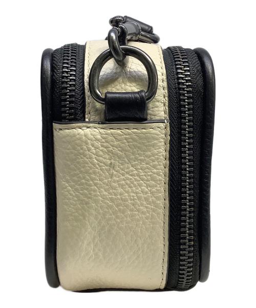 COACH（コーチ）COACH (コーチ) ショルダーバッグ アイボリー×ブラックの古着・服飾アイテム