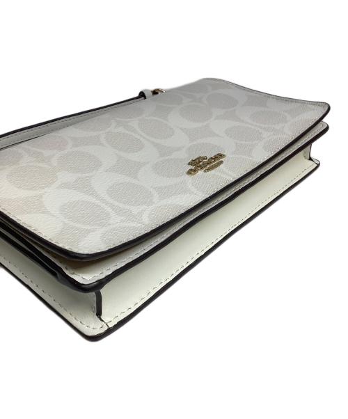 COACH（コーチ）COACH (コーチ) ショルダーポーチ ホワイトの古着・服飾アイテム