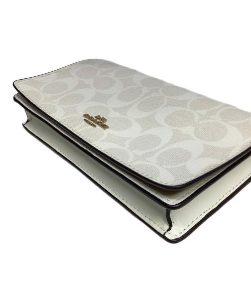 COACH（コーチ）COACH (コーチ) ショルダーポーチ ホワイトの古着・服飾アイテム