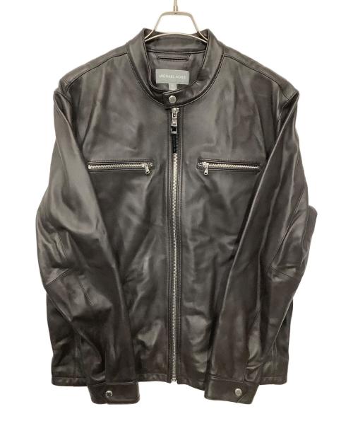 MICHAEL KORS（マイケル・コース）MICHAEL KORS (マイケル・コース) レザージャケット ブラウン サイズ:XLの古着・服飾アイテム