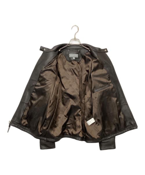 MICHAEL KORS（マイケル・コース）MICHAEL KORS (マイケル・コース) レザージャケット ブラウン サイズ:XLの古着・服飾アイテム