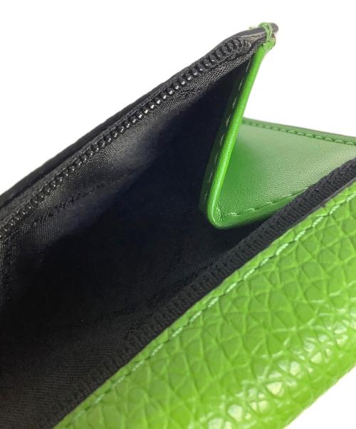 MICHAEL KORS（マイケル・コース）MICHAEL KORS (マイケル・コース) 2つ折り財布 グリーンの古着・服飾アイテム