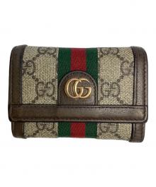 GUCCI（グッチ）の古着「3つ折り財布」｜ブラウン