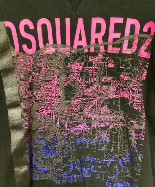 DSQUARED2（ディースクエアード）DSQUARED2 (ディースクエアード) スウェット ブラック サイズ:Sの古着・服飾アイテム