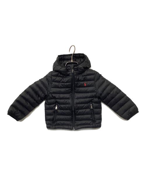 POLO RALPH LAUREN（ポロ・ラルフローレン）POLO RALPH LAUREN (ポロ・ラルフローレン) ダウンジャケット ブラック サイズ:3/3Tの古着・服飾アイテム