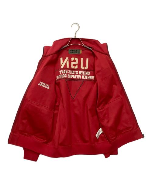 AVIREX（アヴィレックス）AVIREX (アヴィレックス) ジップジャケット レッド サイズ:Lの古着・服飾アイテム