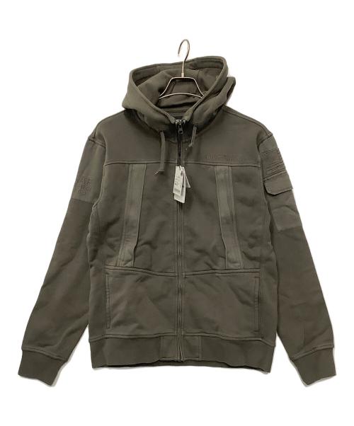 AVIREX（アヴィレックス）AVIREX (アヴィレックス) ジップパーカー カーキ サイズ:L 未使用品の古着・服飾アイテム