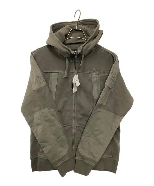 AVIREX（アヴィレックス）AVIREX (アヴィレックス) ジップパーカー カーキ サイズ:L 未使用品の古着・服飾アイテム