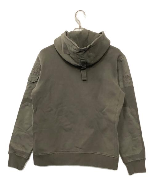 AVIREX（アヴィレックス）AVIREX (アヴィレックス) ジップパーカー カーキ サイズ:L 未使用品の古着・服飾アイテム