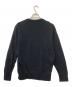 中古・古着 DIESEL (ディーゼル) デニムパッチワークスウェット ブラック サイズ:S：5000円