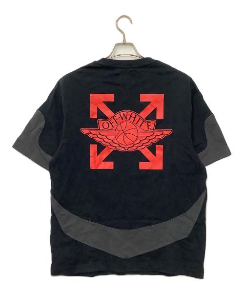 JORDAN（ジョーダン）JORDAN (ジョーダン) OFFWHITE (オフホワイト) 半袖カットソー ブラック サイズ:Mの古着・服飾アイテム
