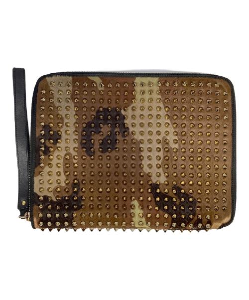 Christian Louboutin（クリスチャン・ルブタン）Christian Louboutin (クリスチャン・ルブタン) IPADケース ベージュの古着・服飾アイテム