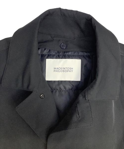 MACKINTOSH PHILOSOPHY（マッキントッシュ フィロソフィー）MACKINTOSH PHILOSOPHY (マッキントッシュ フィロソフィー) ライナー付きステンカラーコート ブラック サイズ:38の古着・服飾アイテム