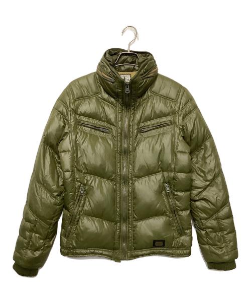 DIESEL（ディーゼル）DIESEL (ディーゼル) ダウンジャケット カーキ サイズ:Lの古着・服飾アイテム