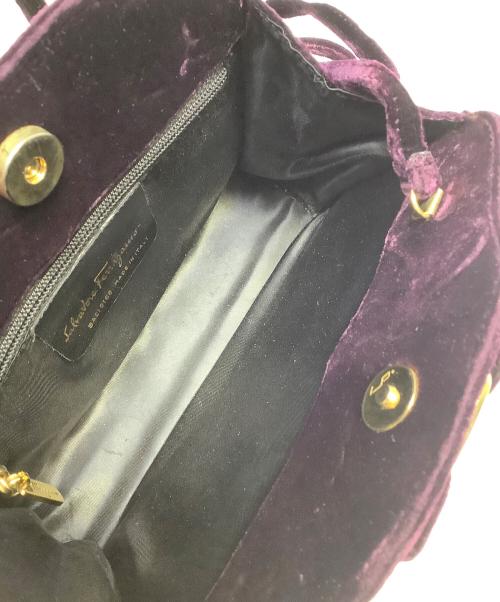 Salvatore Ferragamo（サルヴァトーレ フェラガモ）Salvatore Ferragamo (サルヴァトーレ フェラガモ) ショルダーバッグ パープルの古着・服飾アイテム