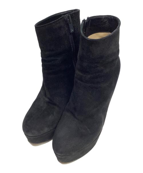 Christian Louboutin（クリスチャン・ルブタン）Christian Louboutin (クリスチャン・ルブタン) BIANCA BOOTY 120 ブラック サイズ:37の古着・服飾アイテム