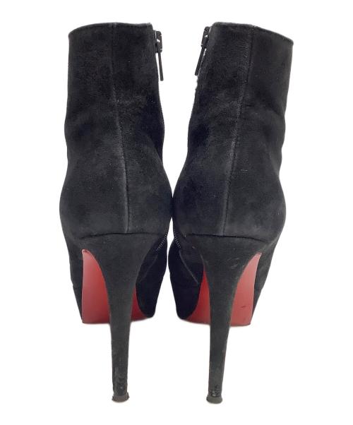Christian Louboutin（クリスチャン・ルブタン）Christian Louboutin (クリスチャン・ルブタン) BIANCA BOOTY 120 ブラック サイズ:37の古着・服飾アイテム