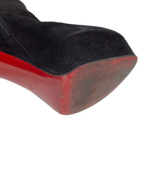 Christian Louboutin（クリスチャン・ルブタン）Christian Louboutin (クリスチャン・ルブタン) BIANCA BOOTY 120 ブラック サイズ:37の古着・服飾アイテム