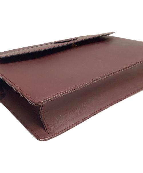 Cartier（カルティエ）Cartier (カルティエ) セカンドバッグ ボルドーの古着・服飾アイテム