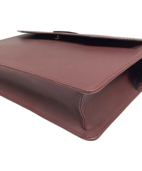 Cartier（カルティエ）Cartier (カルティエ) セカンドバッグ ボルドーの古着・服飾アイテム