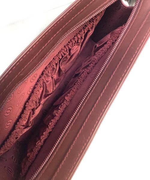 Cartier（カルティエ）Cartier (カルティエ) セカンドバッグ ボルドーの古着・服飾アイテム
