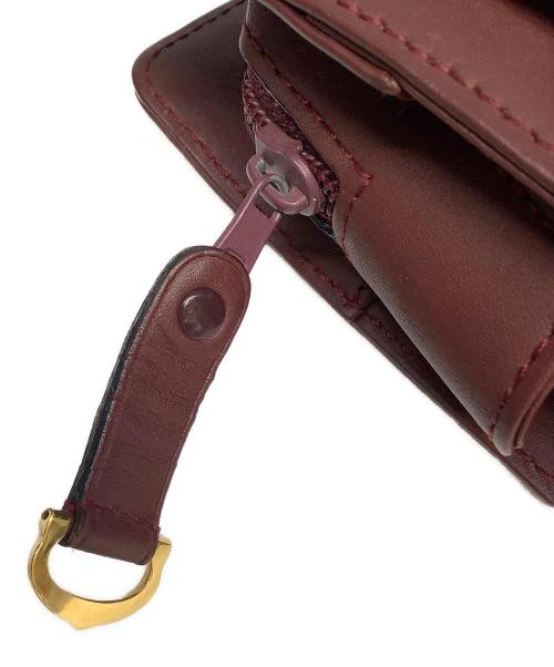 Cartier（カルティエ）Cartier (カルティエ) セカンドバッグ ボルドーの古着・服飾アイテム
