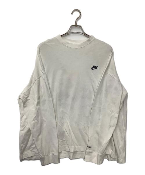 NIKE（ナイキ）NIKE (ナイキ) PEACEMINUSONE (ピースマイナスワン) 長袖カットソー ホワイト サイズ:Mの古着・服飾アイテム