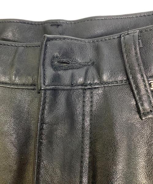 mnml（ミニマル）MNML (ミニマル) フェイクレザーパンツ ブラック サイズ:W30の古着・服飾アイテム