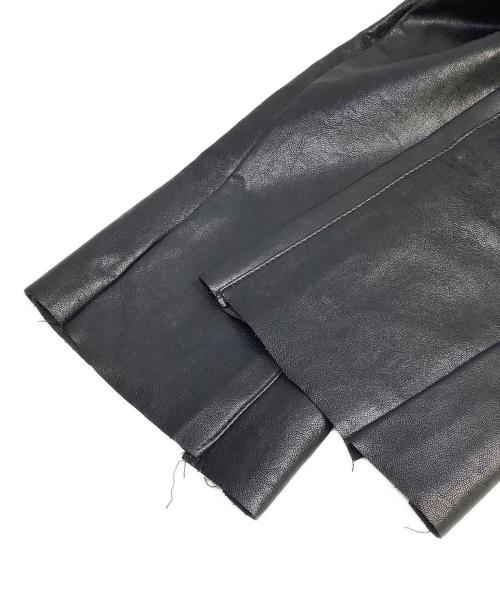 mnml（ミニマル）MNML (ミニマル) フェイクレザーパンツ ブラック サイズ:W30の古着・服飾アイテム