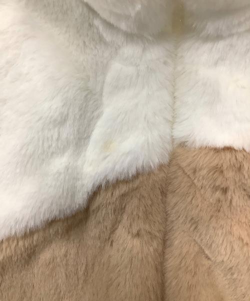 adidas（アディダス）adidas (アディダス) ファートラックジャケット ベージュ×ホワイト サイズ:Lの古着・服飾アイテム