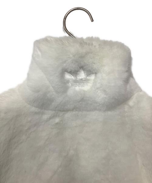 adidas（アディダス）adidas (アディダス) ファートラックジャケット ベージュ×ホワイト サイズ:Lの古着・服飾アイテム