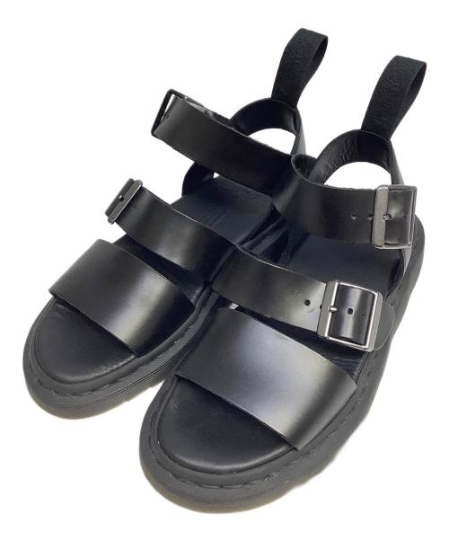 Dr.Martens（ドクターマーチン）Dr.Martens (ドクターマーチン) レザーサンダル ブラック サイズ:UK5の古着・服飾アイテム