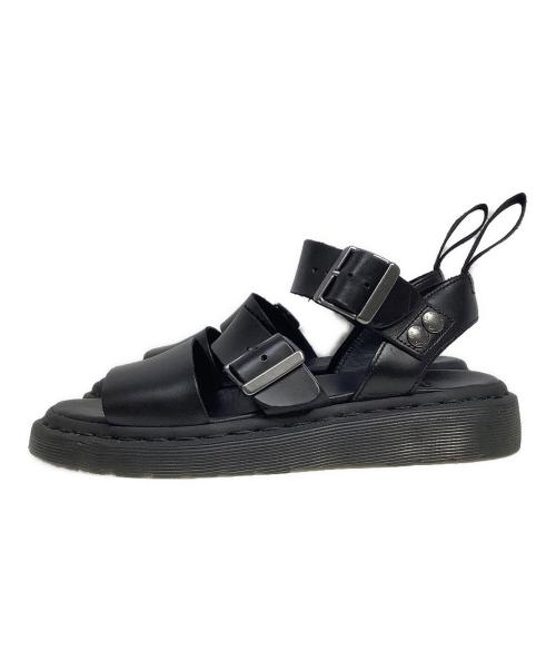 Dr.Martens（ドクターマーチン）Dr.Martens (ドクターマーチン) レザーサンダル ブラック サイズ:UK5の古着・服飾アイテム