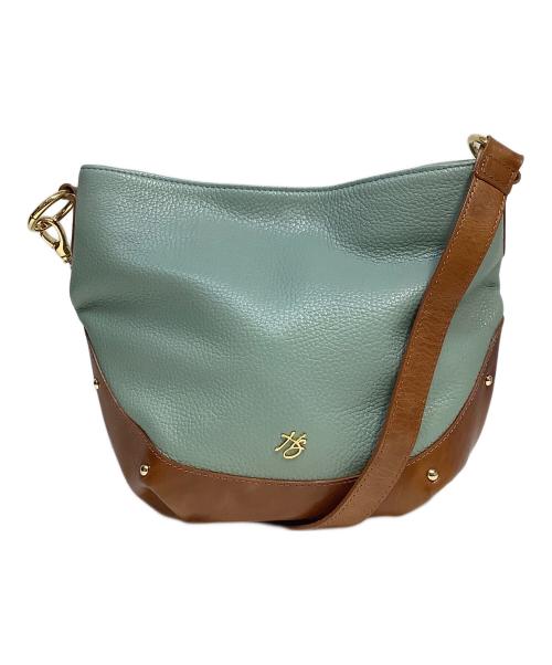 HER SCHEDULE（ハースケジュール）HER SCHEDULE (ハースケジュール) ショルダーバッグ グリーン×ブラウンの古着・服飾アイテム