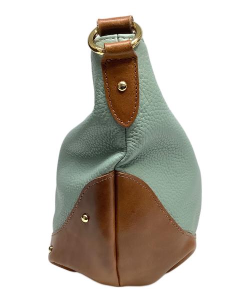 HER SCHEDULE（ハースケジュール）HER SCHEDULE (ハースケジュール) ショルダーバッグ グリーン×ブラウンの古着・服飾アイテム