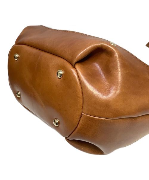 HER SCHEDULE（ハースケジュール）HER SCHEDULE (ハースケジュール) ショルダーバッグ グリーン×ブラウンの古着・服飾アイテム