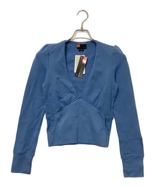 DIESEL（ディーゼル）DIESEL (ディーゼル) 長袖カットソー ブルー サイズ:S 未使用品の古着・服飾アイテム