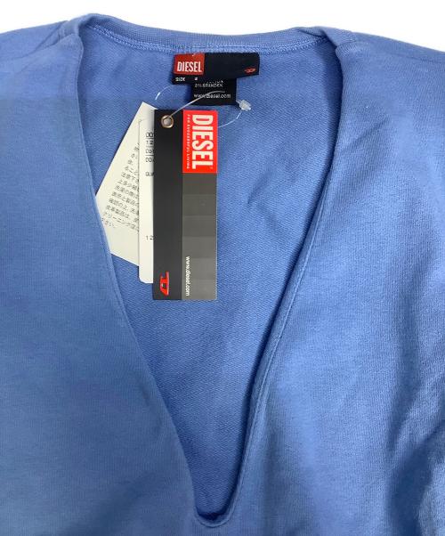 DIESEL（ディーゼル）DIESEL (ディーゼル) 長袖カットソー ブルー サイズ:S 未使用品の古着・服飾アイテム