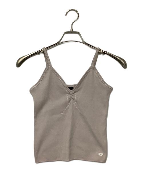 DIESEL（ディーゼル）DIESEL (ディーゼル) 薄手カーディガン ピンク サイズ:S 未使用品の古着・服飾アイテム