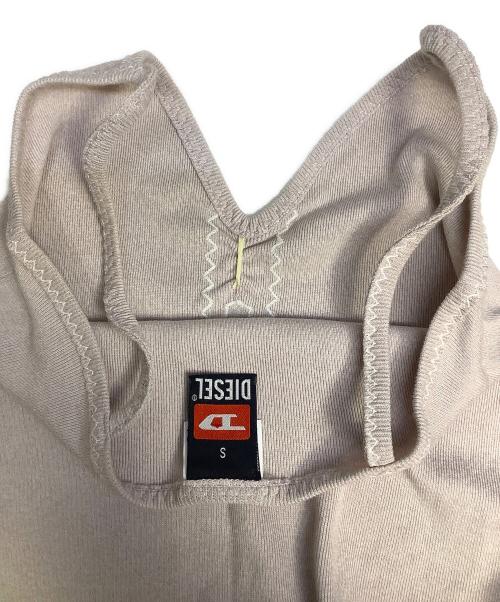 DIESEL（ディーゼル）DIESEL (ディーゼル) 薄手カーディガン ピンク サイズ:S 未使用品の古着・服飾アイテム