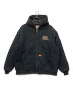 Dickiesディッキーズ）の古着「ジップパーカー」｜ブラック