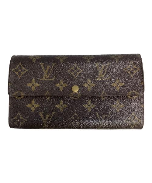 LOUIS VUITTON（ルイ ヴィトン）LOUIS VUITTON (ルイ ヴィトン) ポシェット・ポルトモネ クレディ ブラウンの古着・服飾アイテム