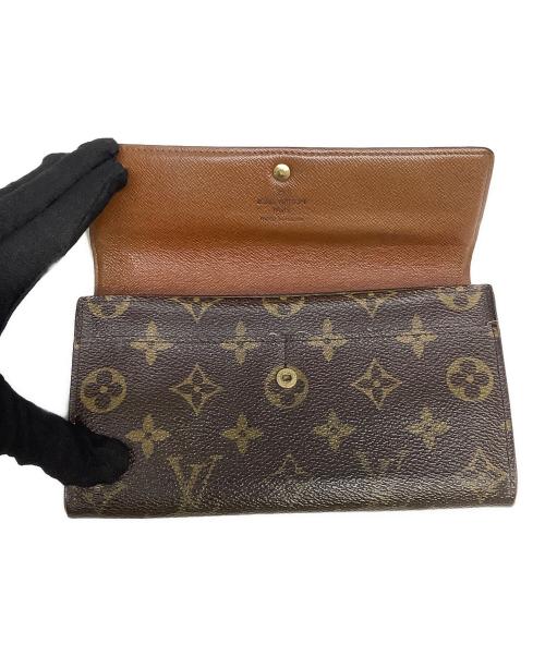 LOUIS VUITTON（ルイ ヴィトン）LOUIS VUITTON (ルイ ヴィトン) ポシェット・ポルトモネ クレディ ブラウンの古着・服飾アイテム