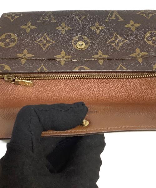 LOUIS VUITTON（ルイ ヴィトン）LOUIS VUITTON (ルイ ヴィトン) ポシェット・ポルトモネ クレディ ブラウンの古着・服飾アイテム