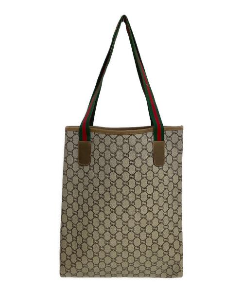 GUCCI PLUS（グッチ プラス）GUCCI PLUS (グッチ プラス) トートバッグ ベージュの古着・服飾アイテム
