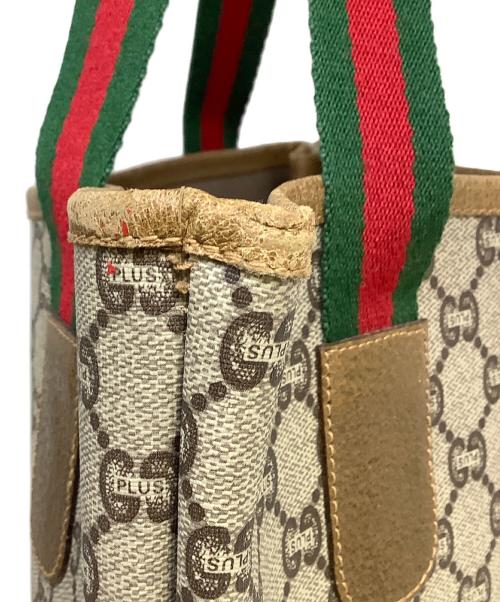 GUCCI PLUS（グッチ プラス）GUCCI PLUS (グッチ プラス) トートバッグ ベージュの古着・服飾アイテム